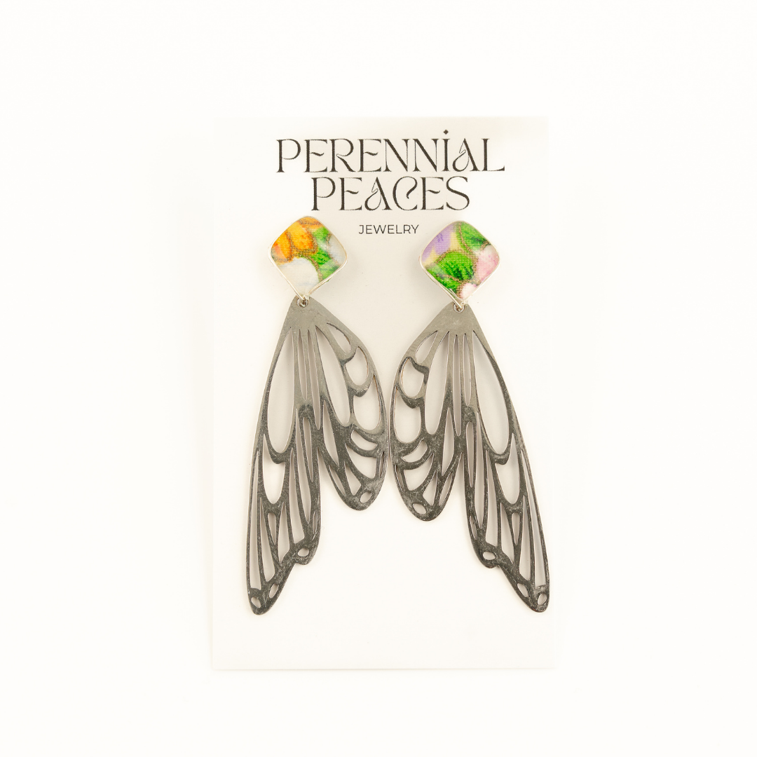 Free To Fly Charm Earrings