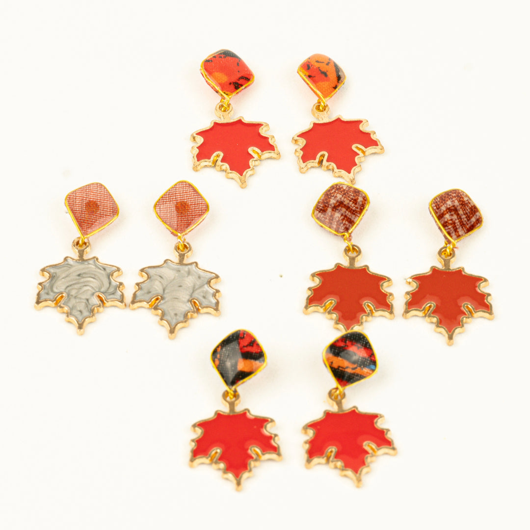 Mystery Fall Charm Textile Earrings *LIMITED TIME*