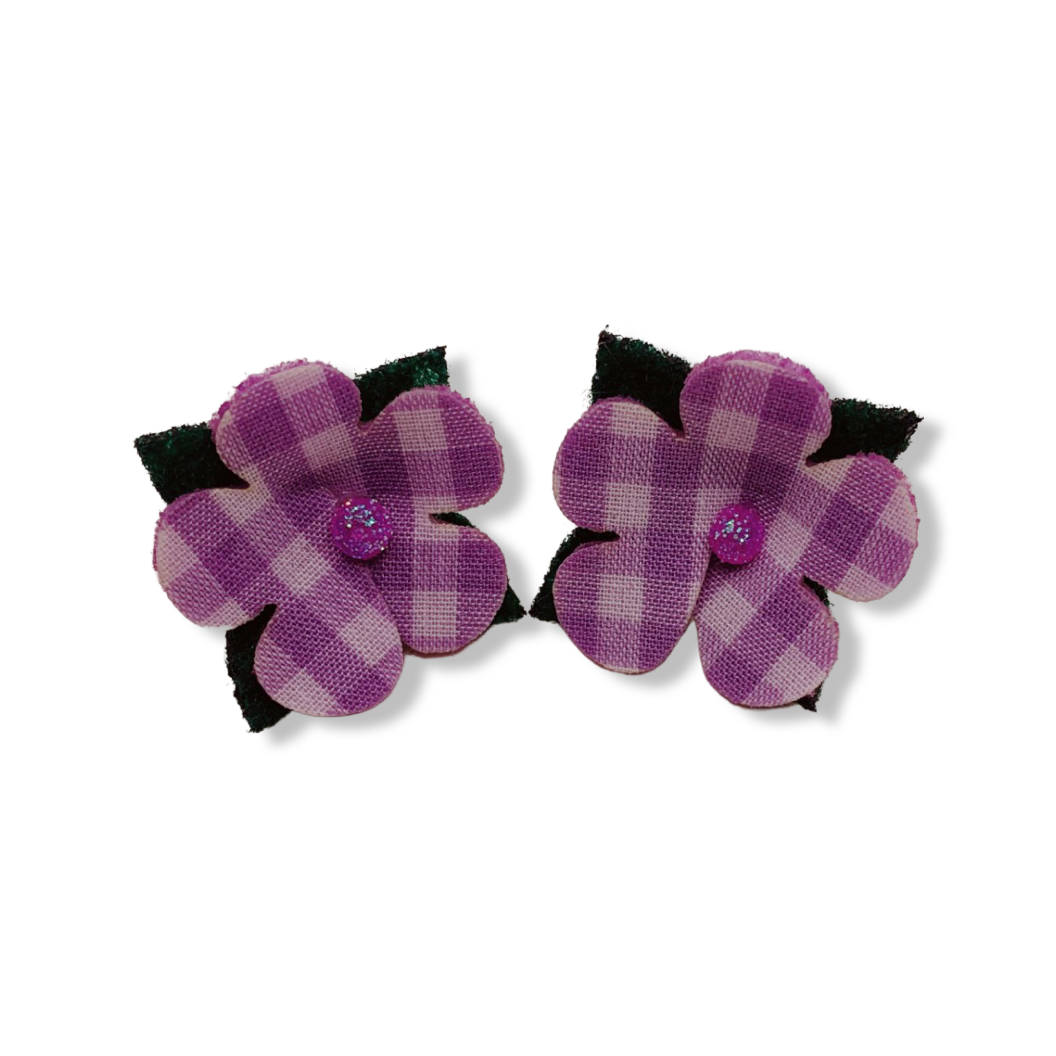 Floret Earrings "Gingham"