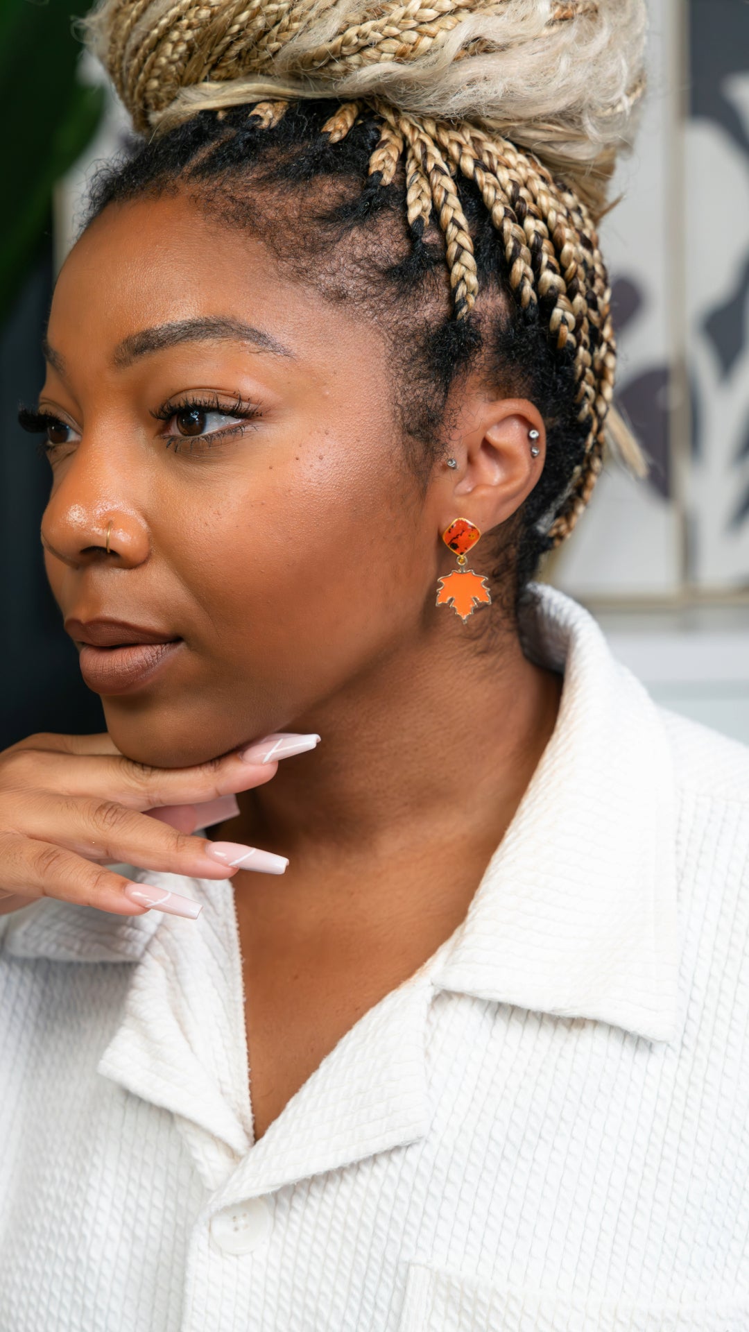 Mystery Fall Charm Textile Earrings *LIMITED TIME*