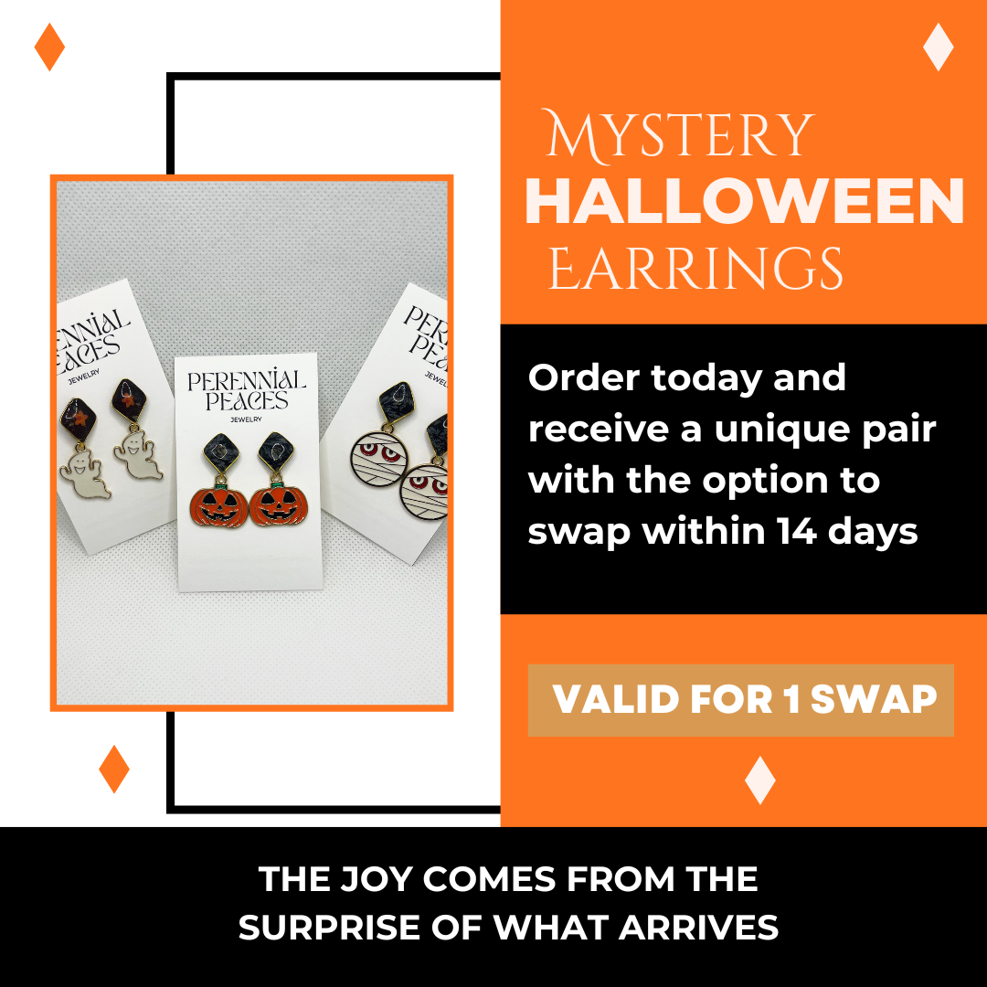 Mystery Halloween Textile Earrings *LIMITED TIME*