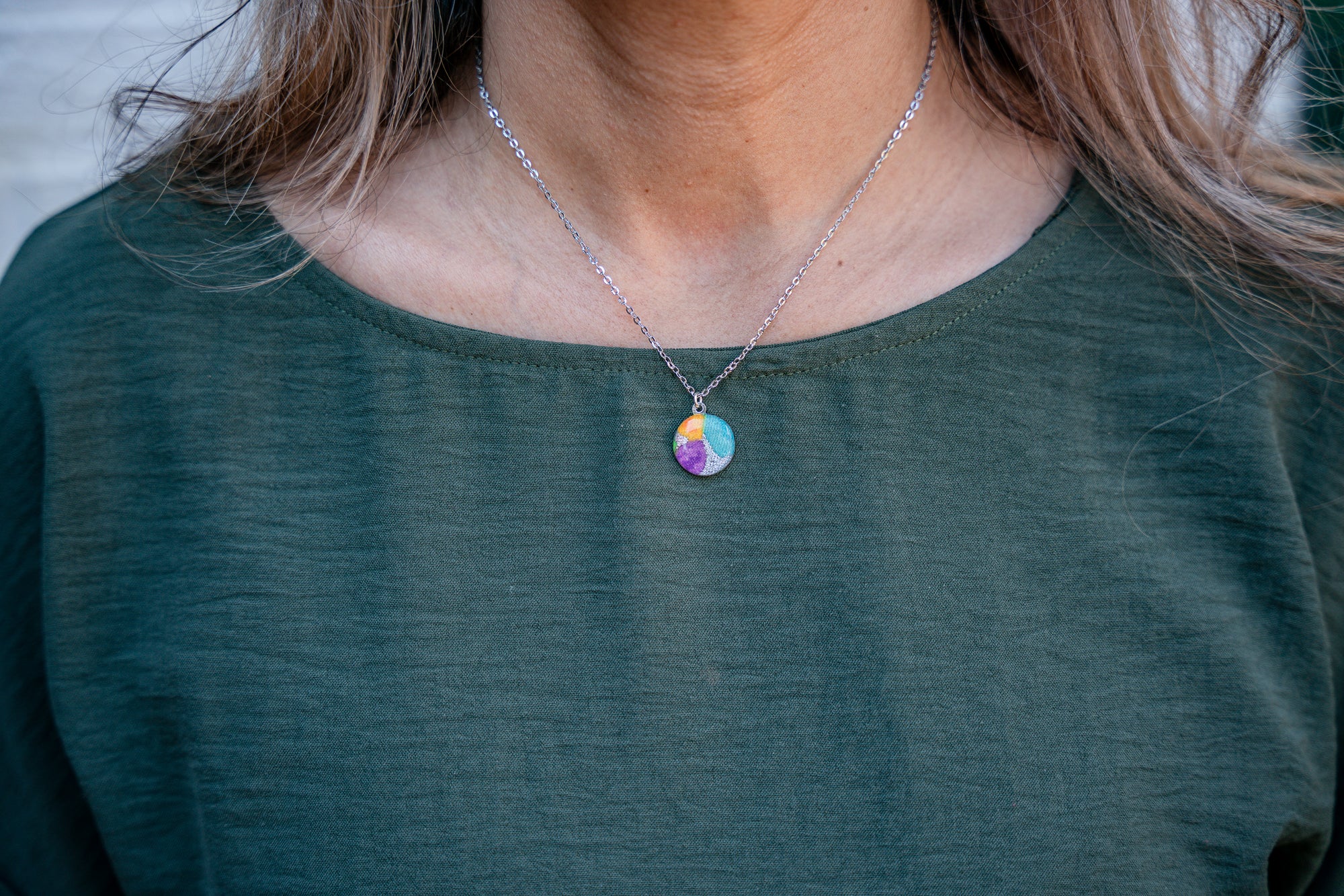 Confetti Halo Necklace