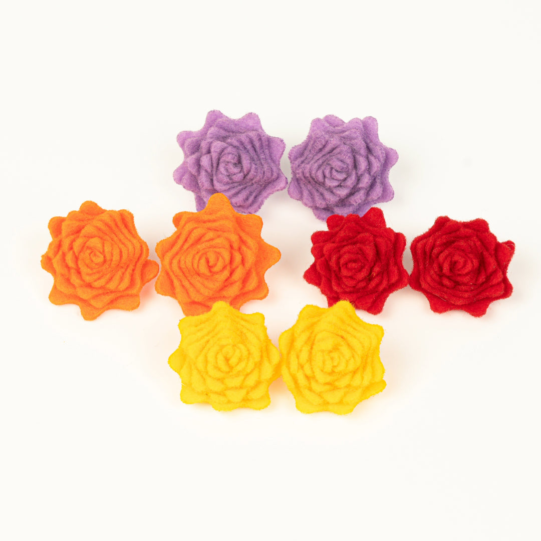Succulent Earrings (Fall Colors)