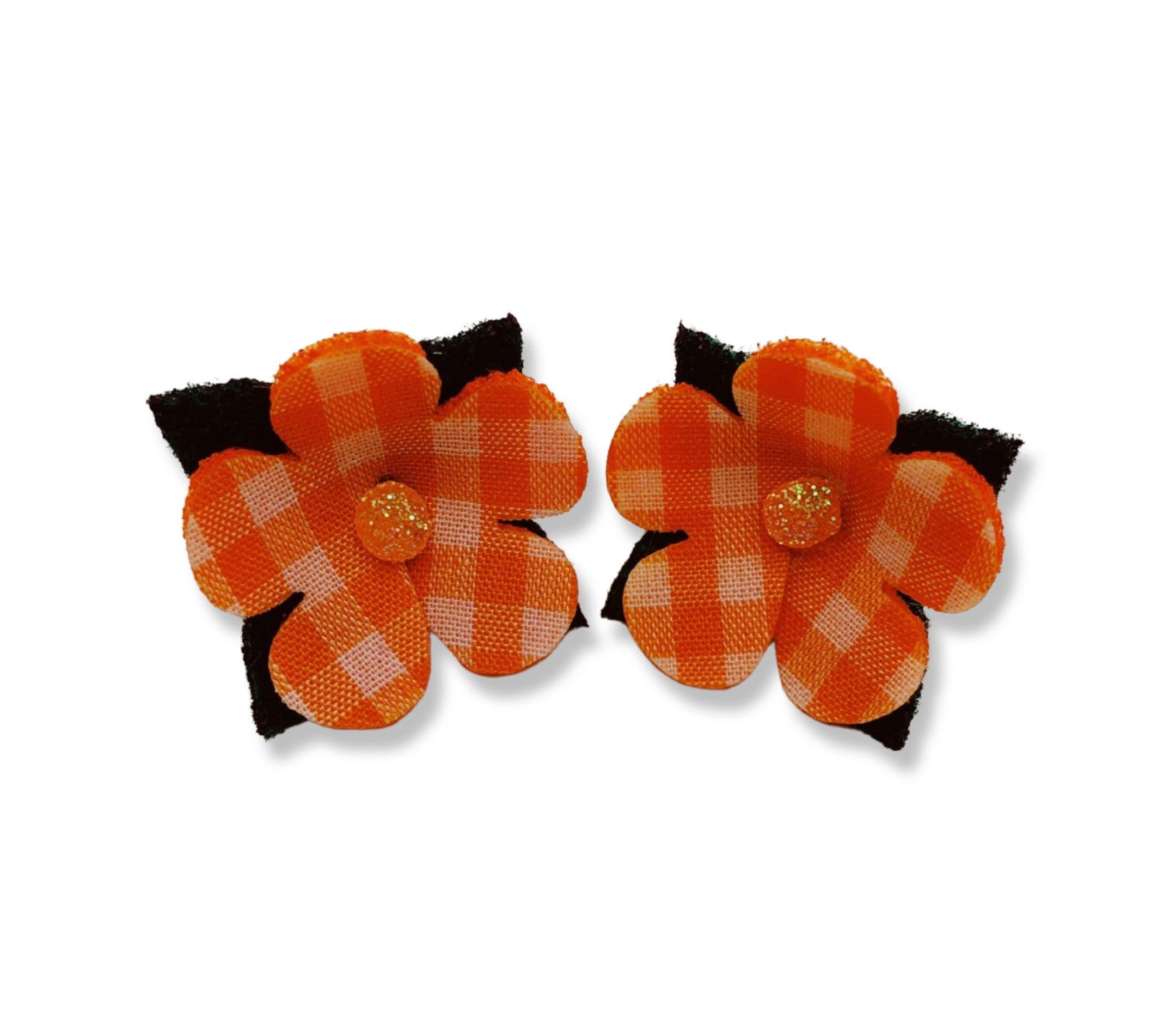 Floret Earrings "Gingham"