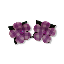 Load image into Gallery viewer, Floret Earrings &quot;Gingham&quot;
