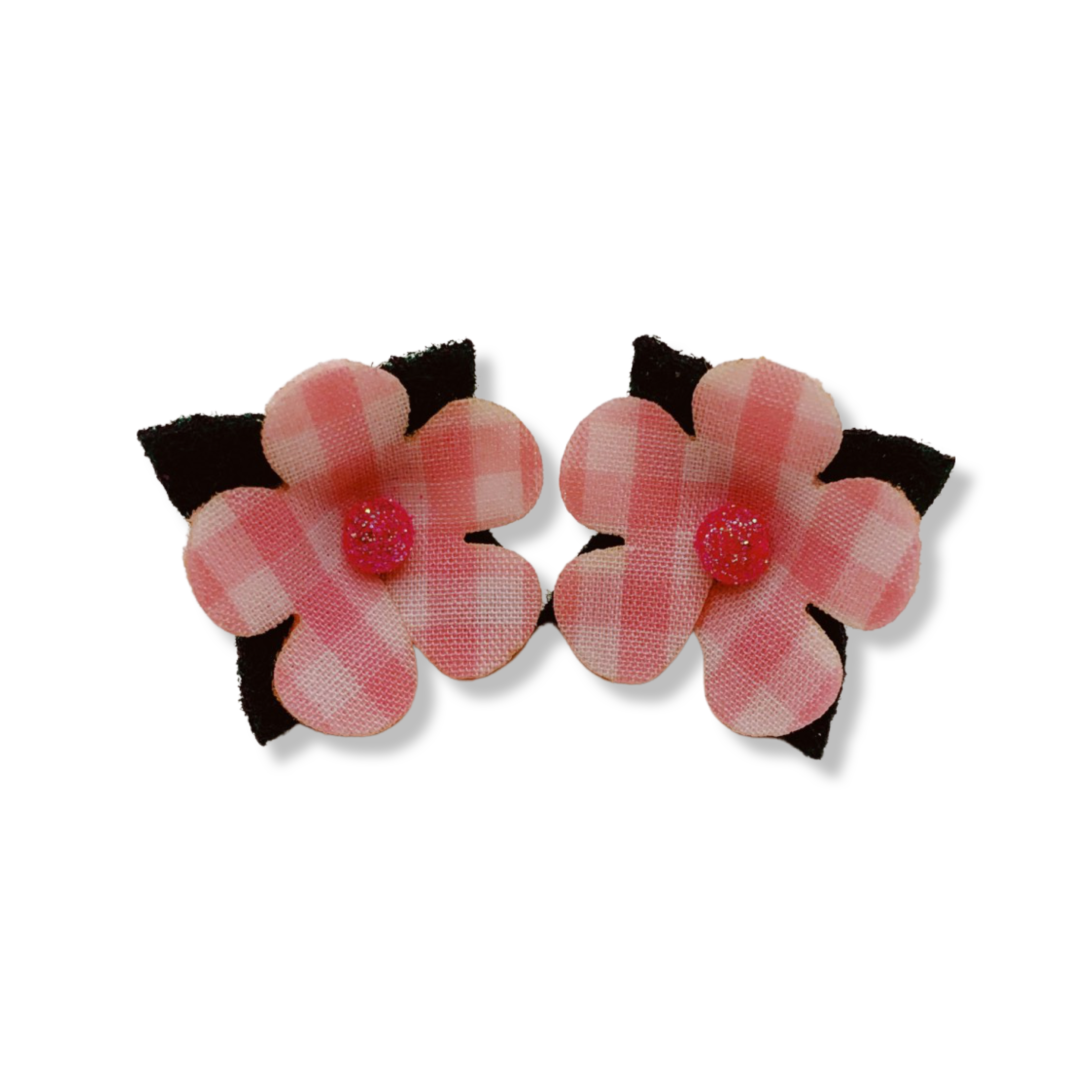 Floret Earrings "Gingham"