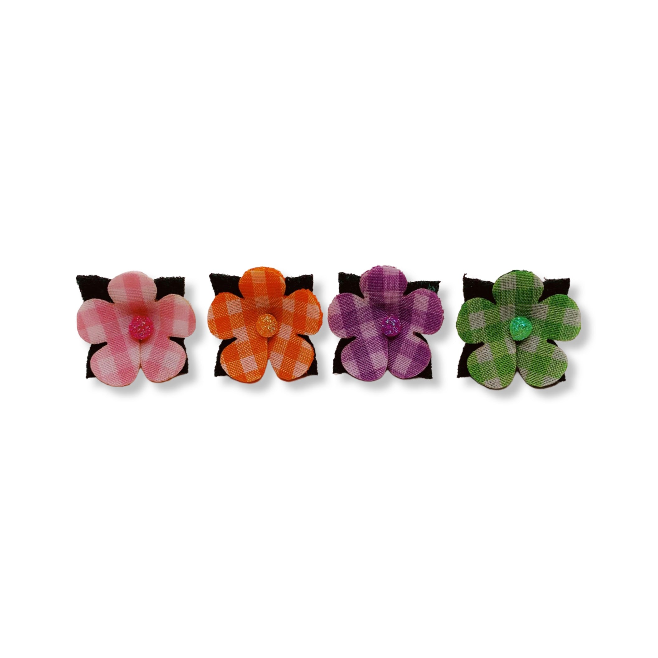 Floret Earrings "Gingham"